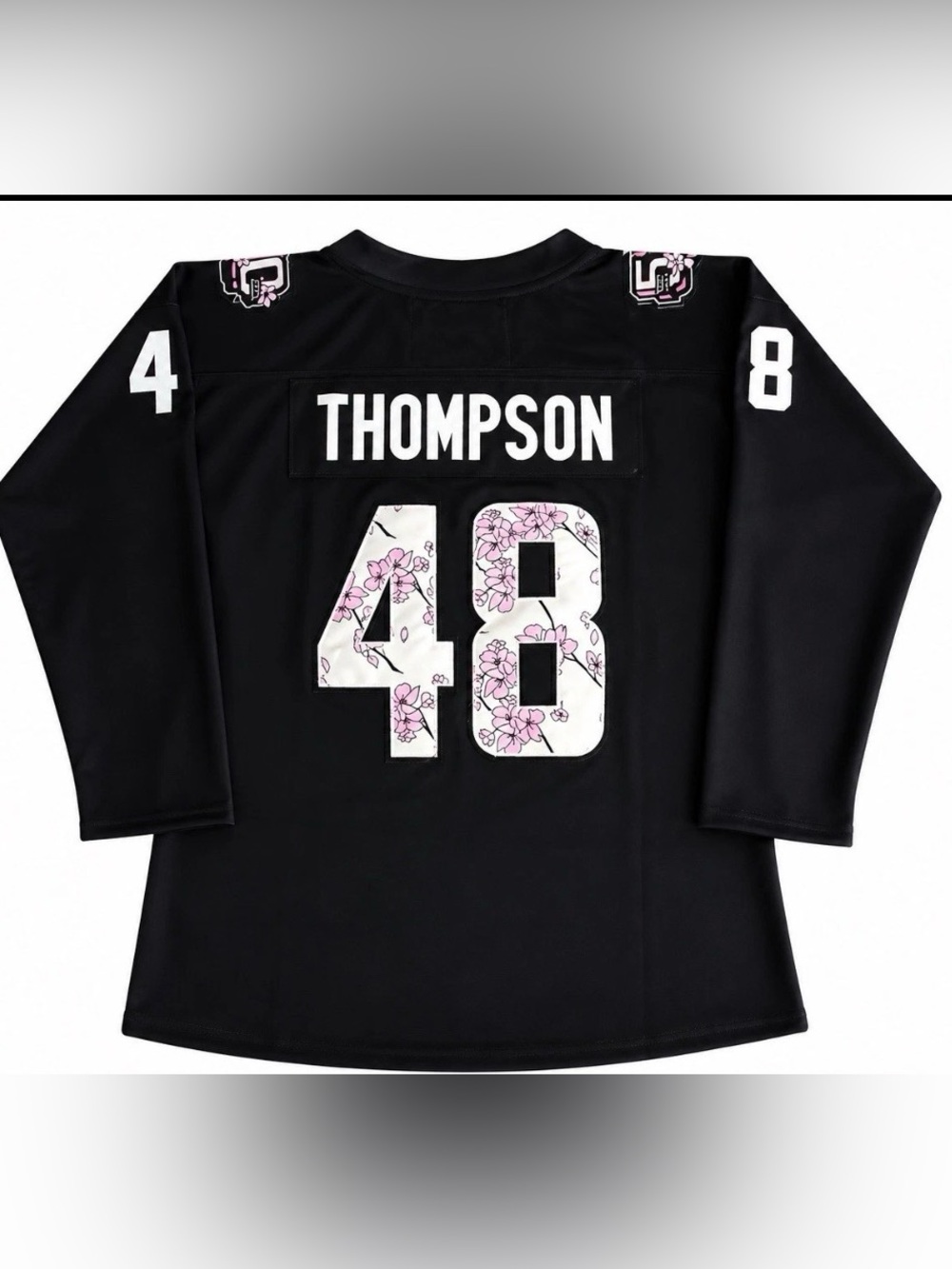 Logan Thompson Women’s Washington Capitals Black Cherry Blossom Jersey